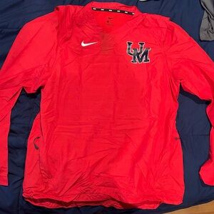 Nike Red ole miss Pullover
